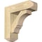 Ekena Millwork Balboa Craftsman Rough Sawn Bracket w/ Offset Brace, Douglas Fir, 6"W x 18"D x 18"H BKT0604X18X18BOA04RDF - alternate 1